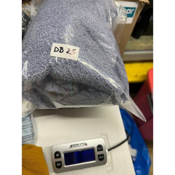 UGG Sweater Women Small Blue Sage Fluffy Turtleneck 1018963 Mock Neck Pullover - Picture 10 of 10